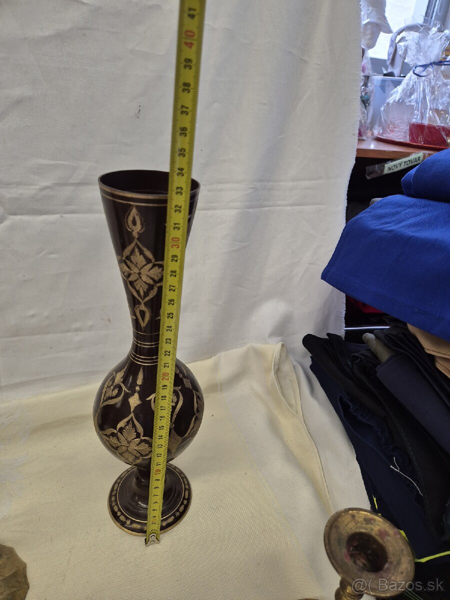 Predam mosadzne vazy a svietniky - 4