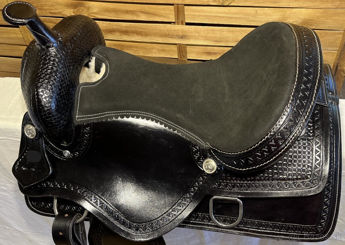 Westernový sedlový komplet 9) černý - 4