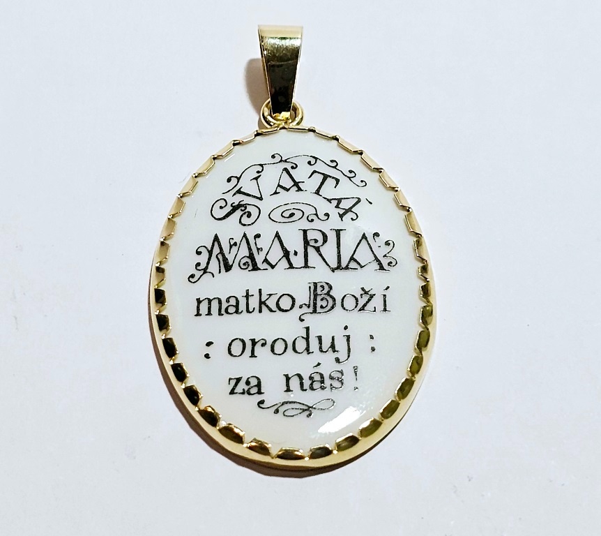 14k zlatý medailon ✨✨✨ - 4