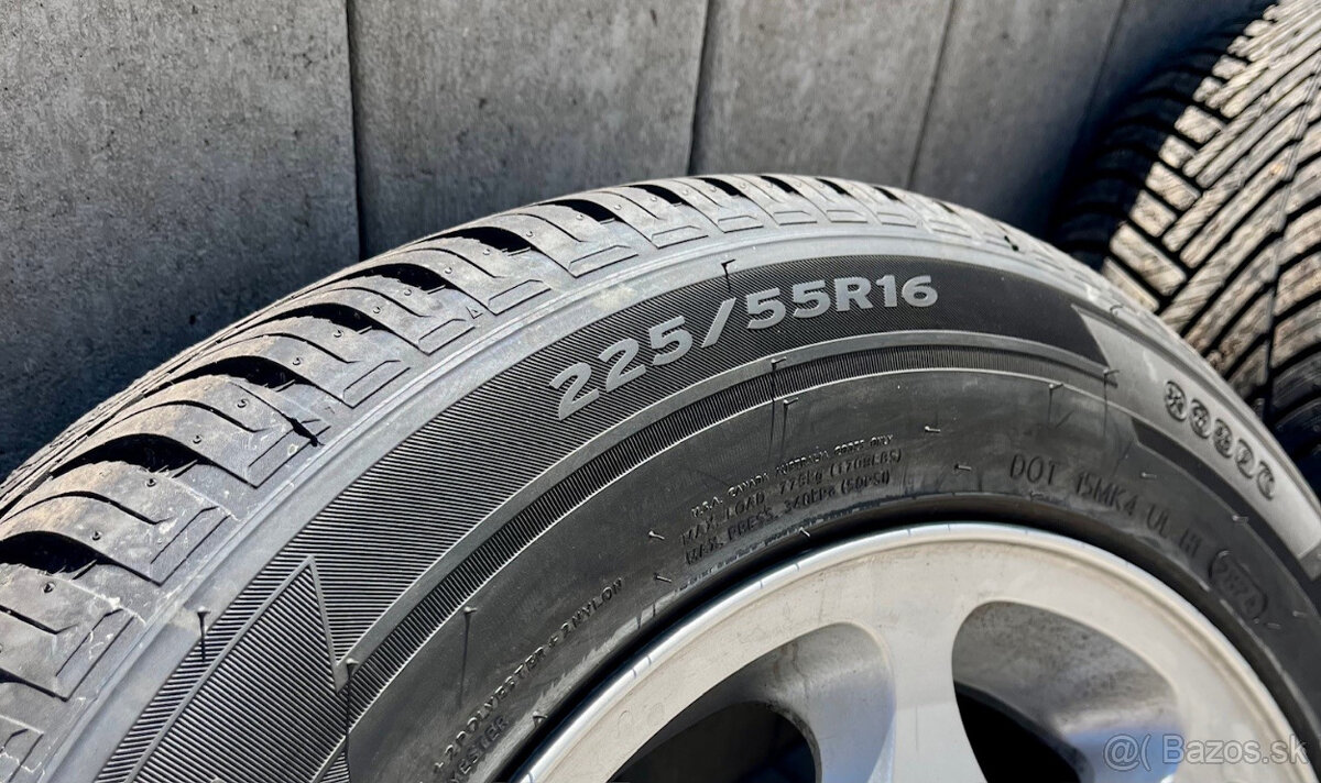 MERCEDES BENZ DISKY 16, HANKOOK KINERGY 225/55R16 Pneumatiky - 4