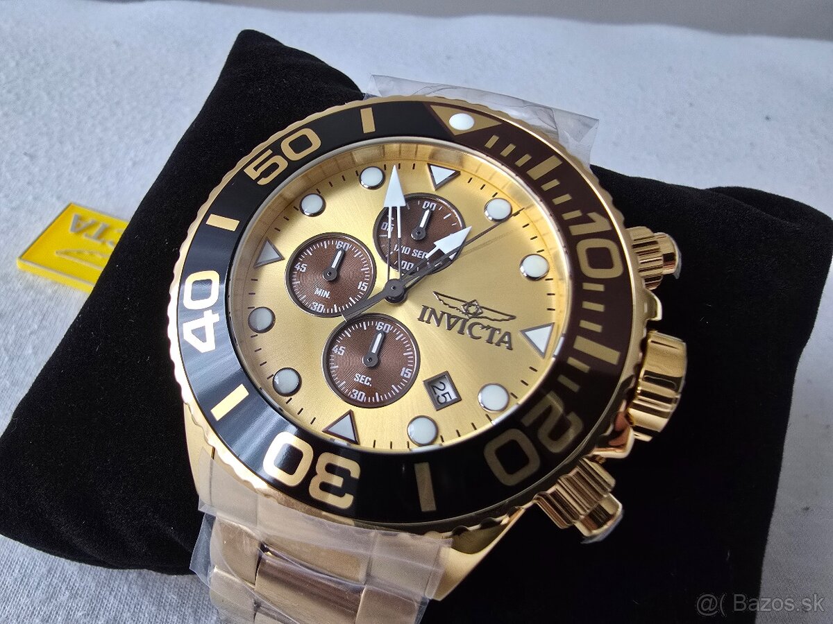 Invicta Grand Diver Gold-Brown - 4