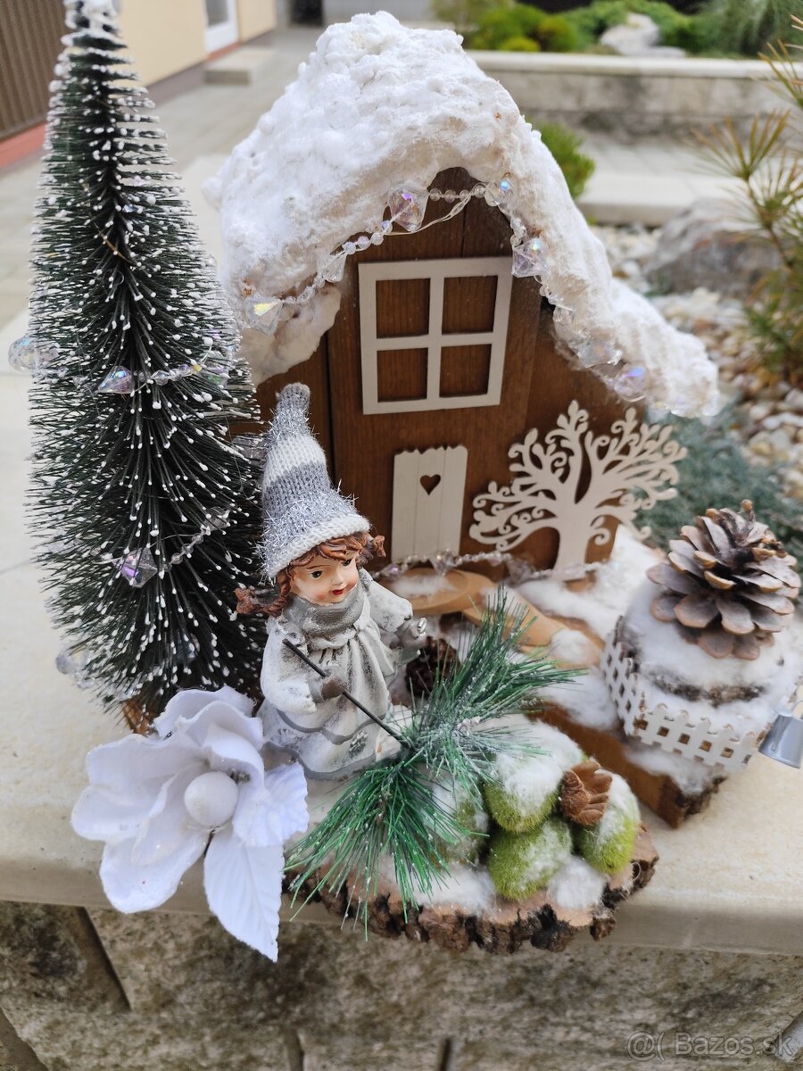 Vianočná dekorácia domček - 4