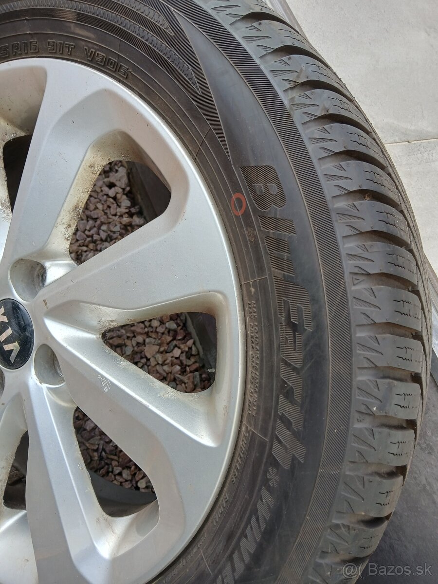 Disky na kiu +zimné pneu. 205/55R16 - 4