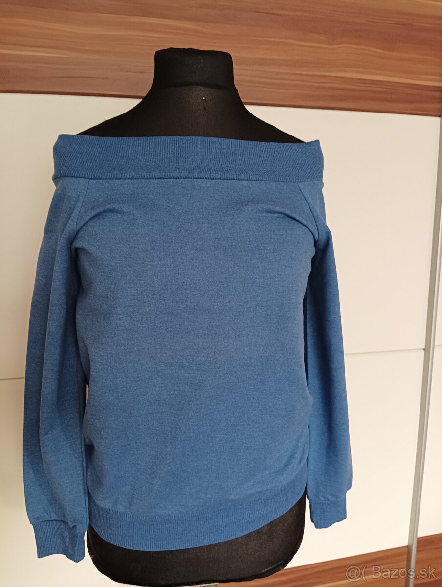 2x Mikina - čierna S-M, modrá 42 - 4