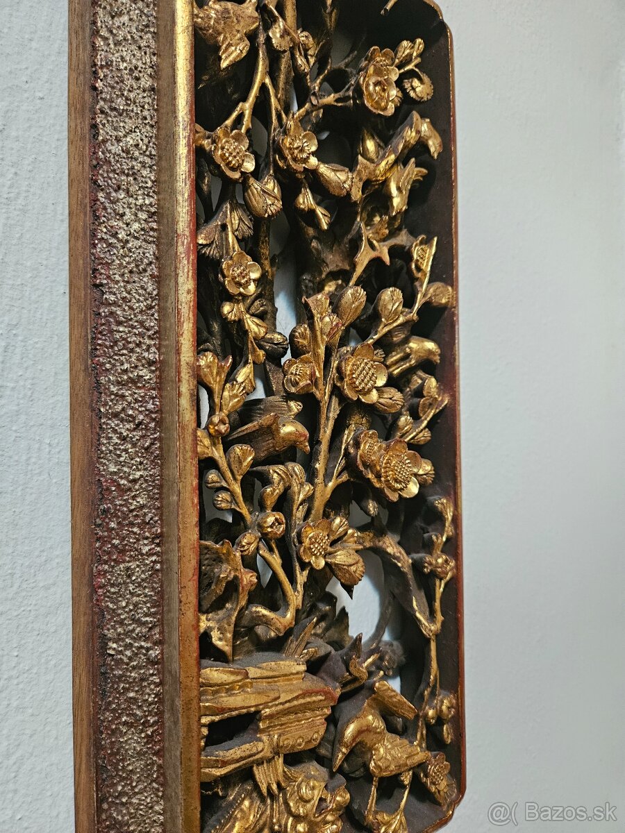 Cinske zlatene drevorezby - 4