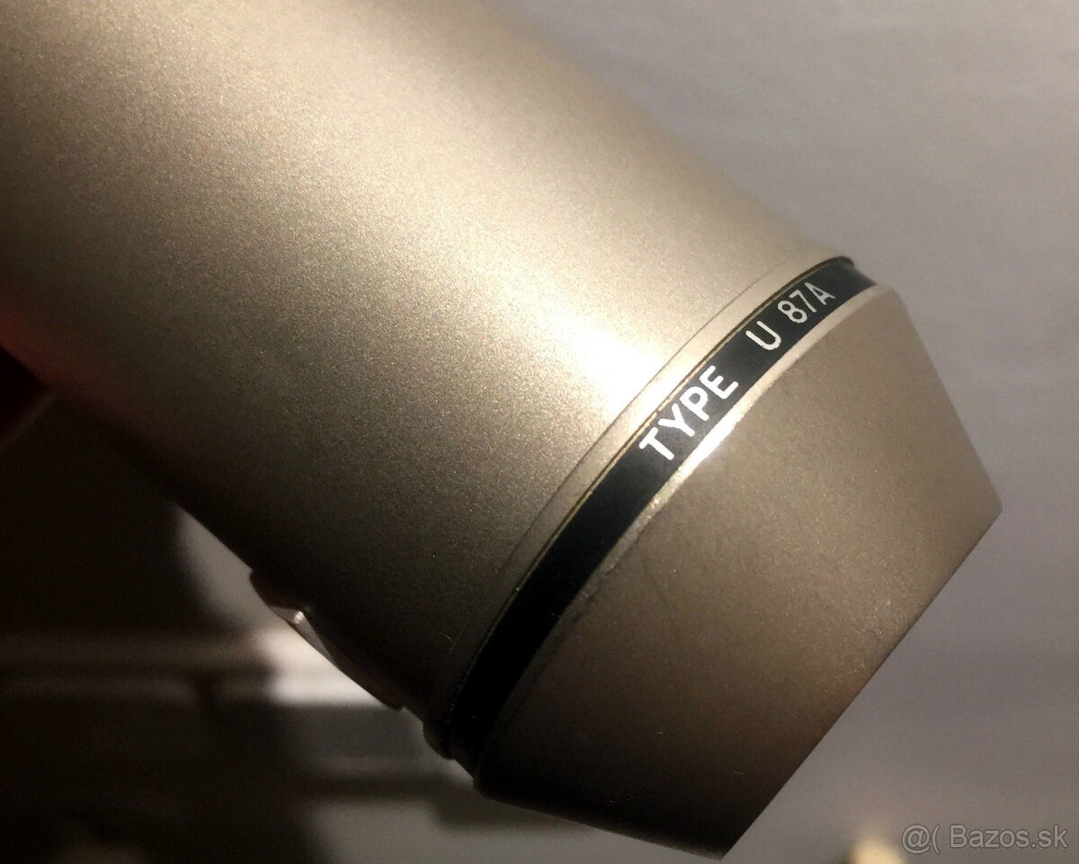 Neumann U87 kondenzátorový štúdiový mikrofón v perfektnom st - 4