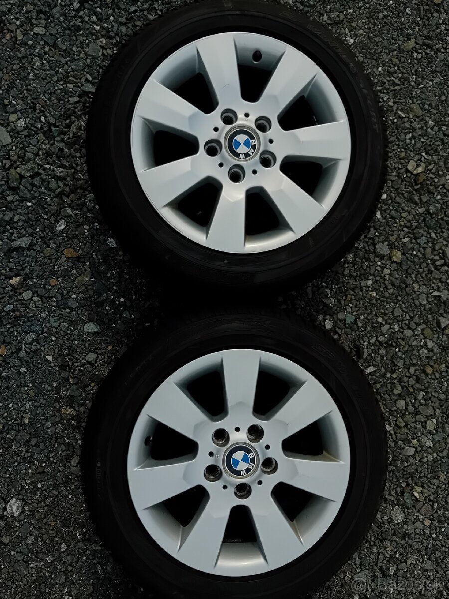 Alu kolesá orig. BMW 5x120R16 + zimné pneu - 4