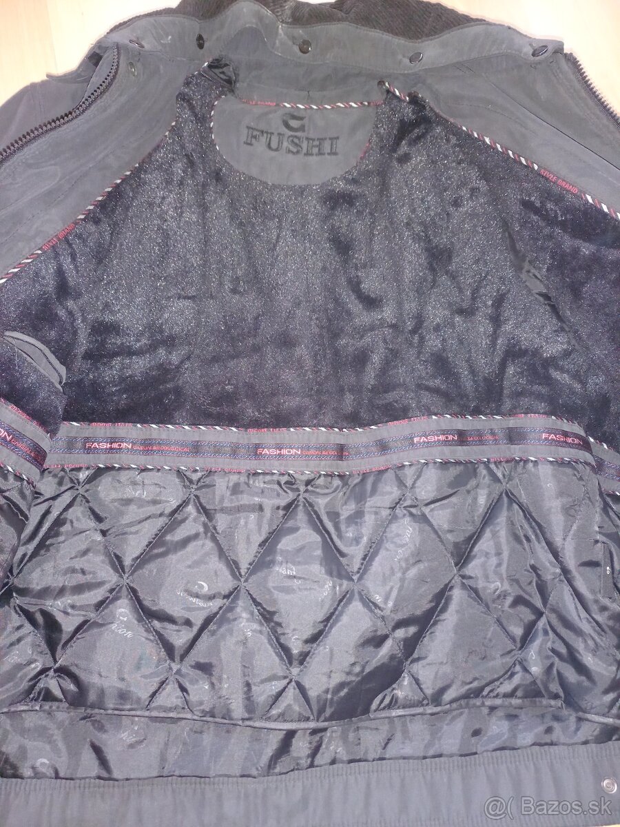 Pánska zateplená bunda XL - 4