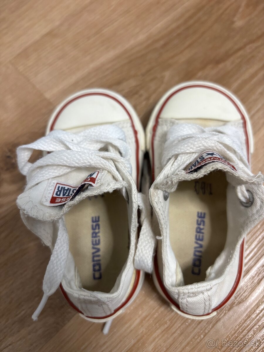 Biele detské converse, veľkosť 20 - 4