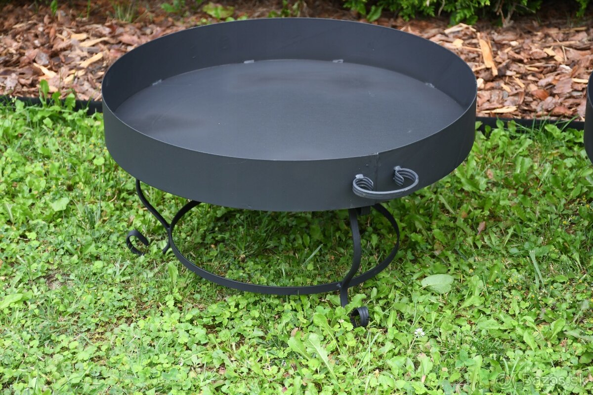 Oceľové záhradné ohnisko 70 cm - 4