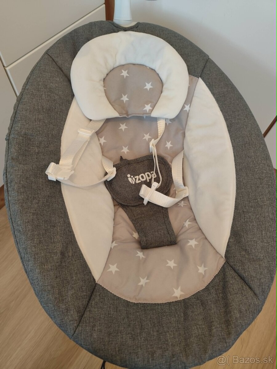 Zopa Lullaby Gray Stars - Lehátko / hojdačka - 4