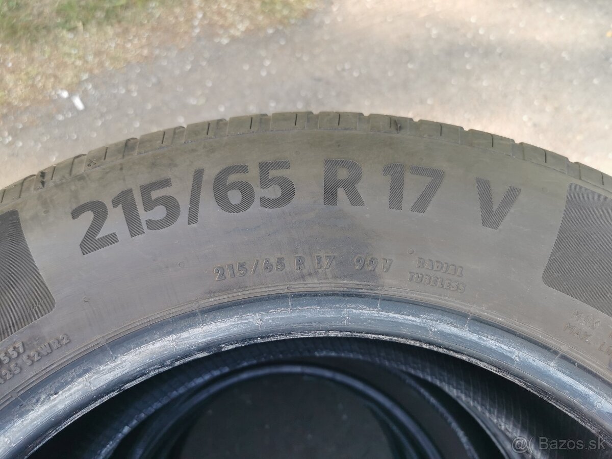 Continental Ecocontact 6 215/65 R17 99V 20€/sada - 4
