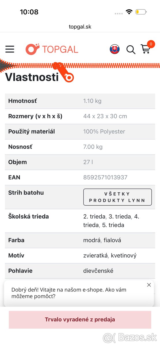 Alo nova topgal 27 l skol.taska. - 4