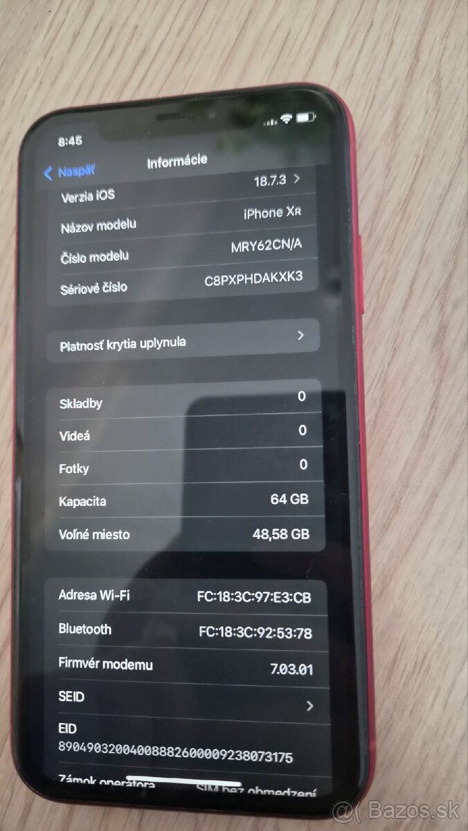 XR iPhone 64GB Červený - 4