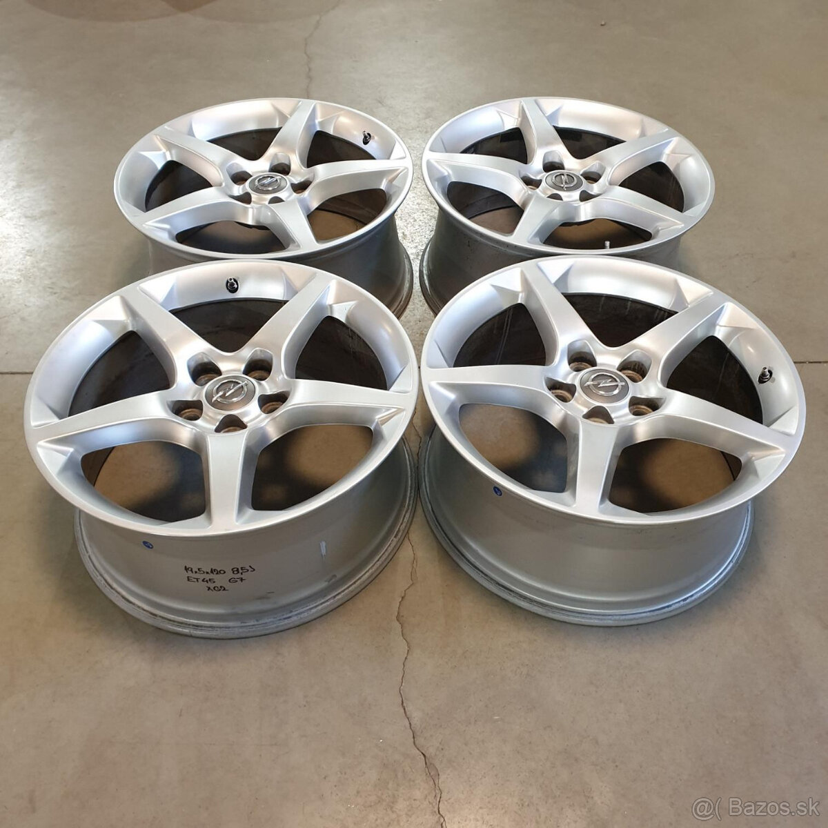 Hliníkové disky 5x120 R19 8,5J ET45 - 4