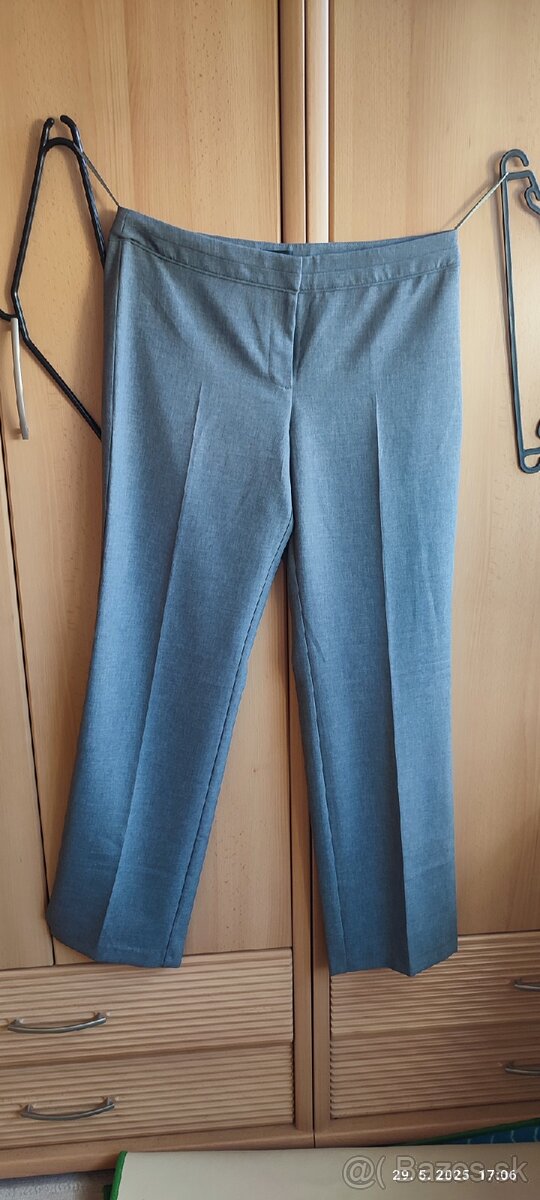 Elegantné sive nohavice, c. 40 - 4