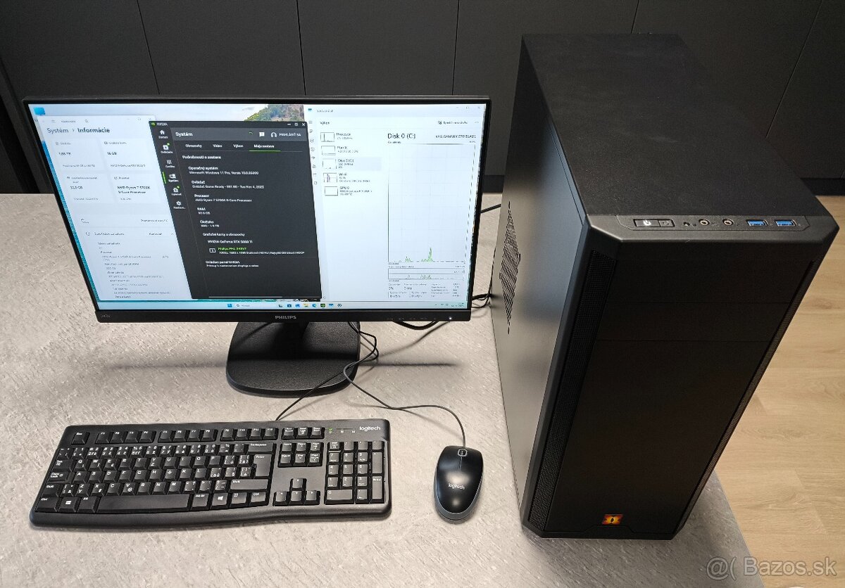 5060Ti-16GB;Ryzen5700X;2TB-M.2;32GB-DDR4;B550M;24";850WPlat - 4