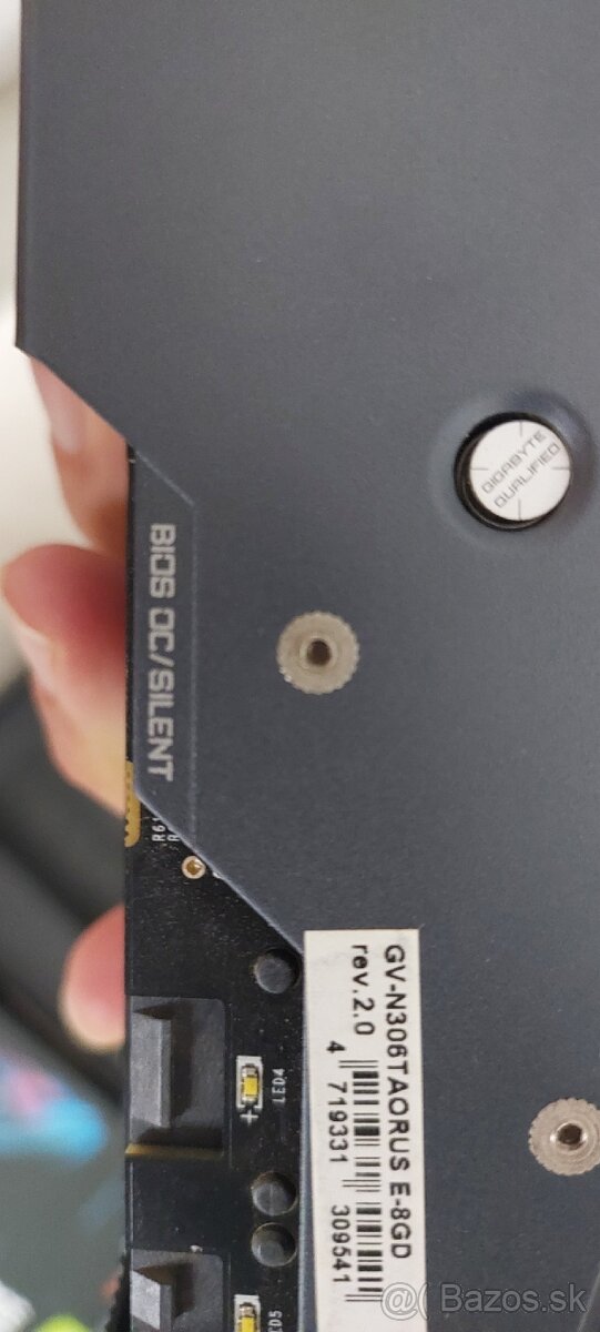 Gigabyte Aorus RTX 3060Ti 8GB ELITE - 4