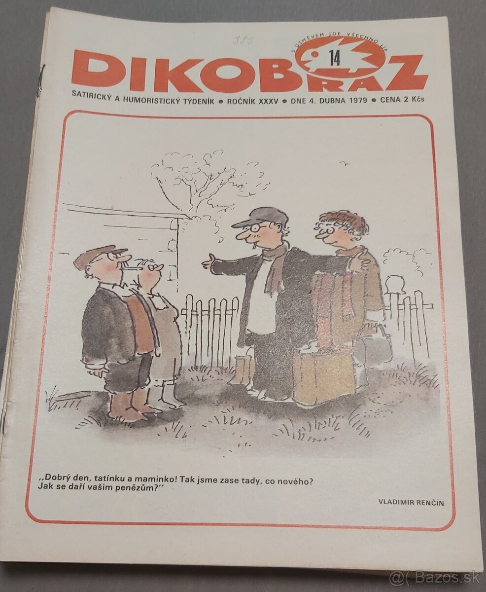 PREDÁM DIKOBRAZ KOMPLETNÝ ročník 1979 - 4