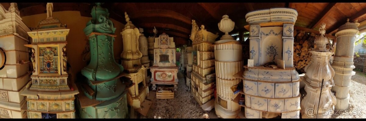 Kachlova pec starožitná - 4