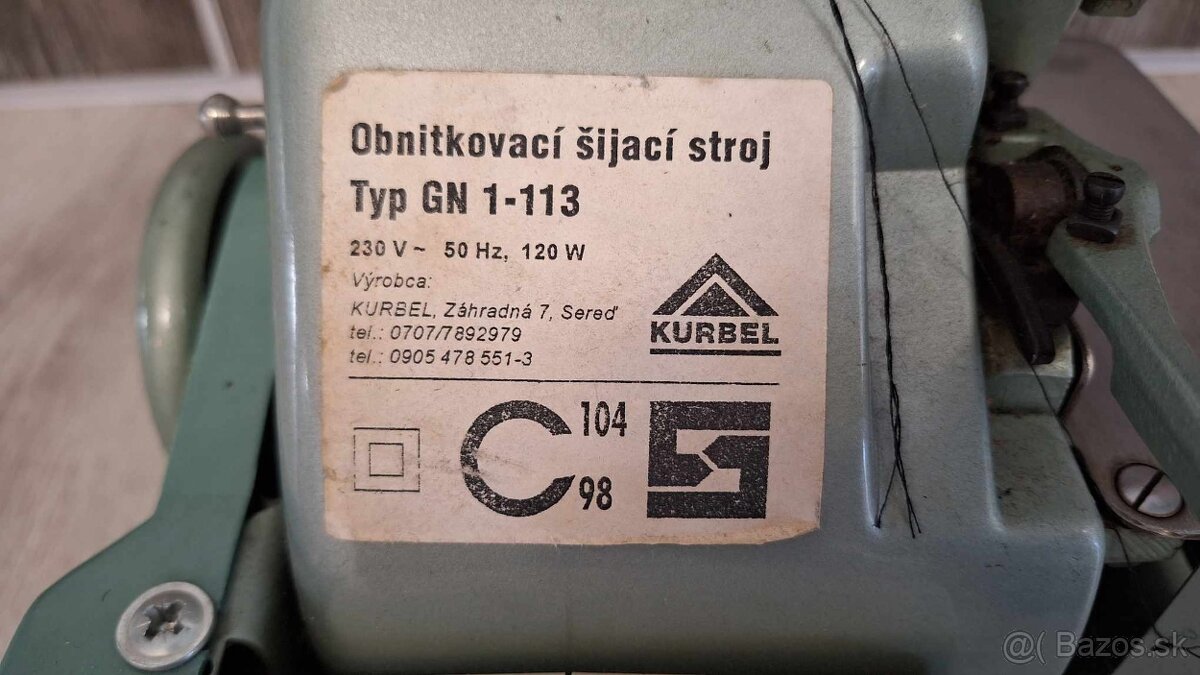 Kurbel - obnitkovací šijací stroj - 4