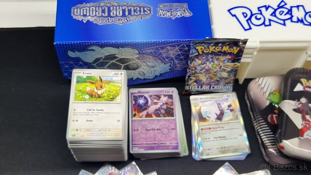 Pokémon karty Stellar Crown – bulk lot, holo/reverse/EX/V - 4
