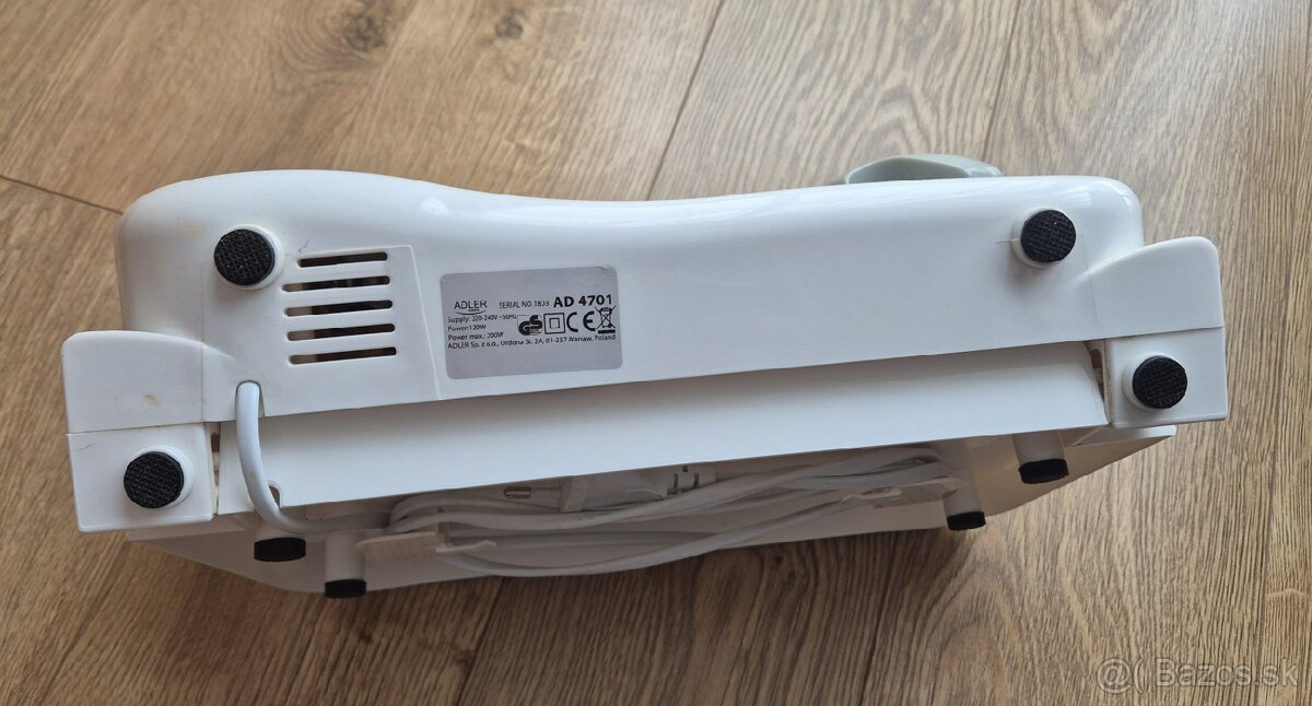 Elektrický krájač Adler AD4701 – zachovalý stav - 4