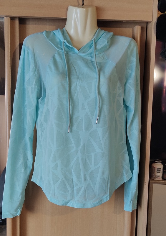 mentolová mikina M - 4