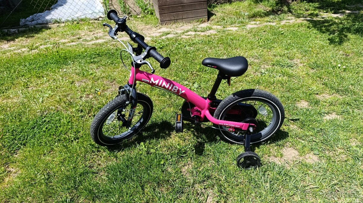 Bicykel Miniby 3v1 Pink - 4