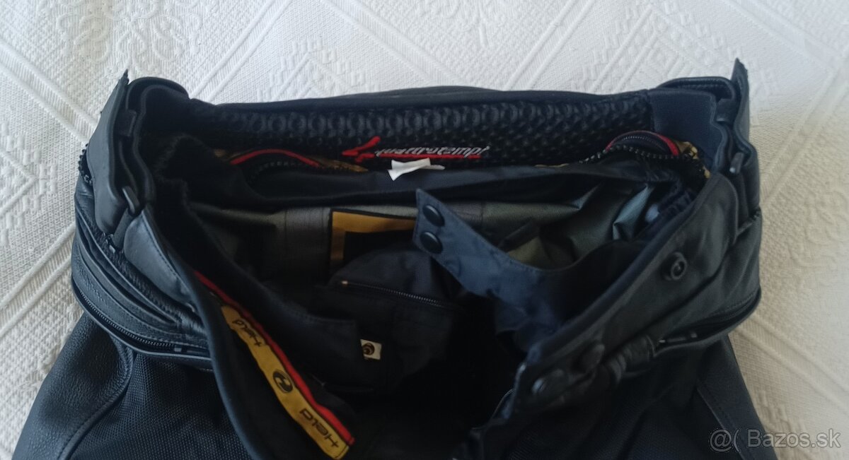 HELD 2-dielna moto kombineza koza / textil goretex, vel. M - 4