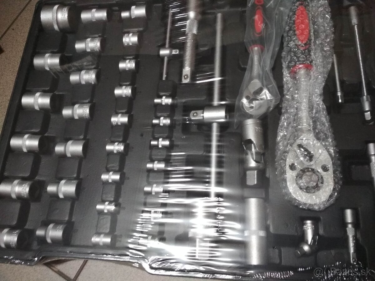 Veľká CRV sada náradia v kufríku 419 dielov-nová - 4