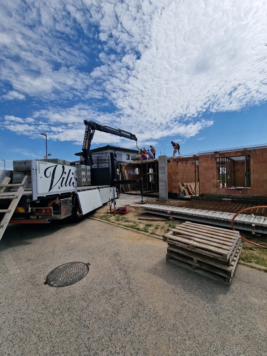 Autodoprava s hydraulickou rukou - 4