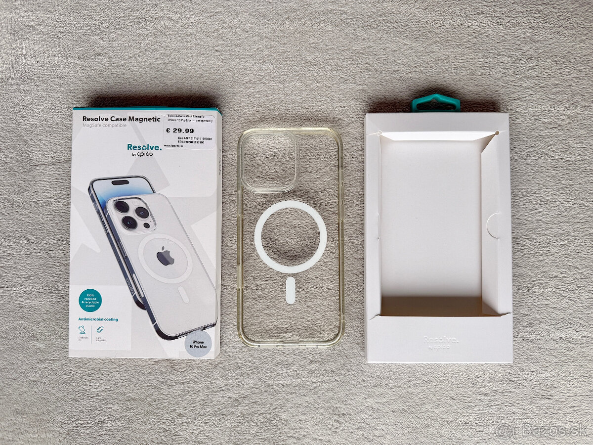 iPhone 16 Pro Max transparentný kryt - 4