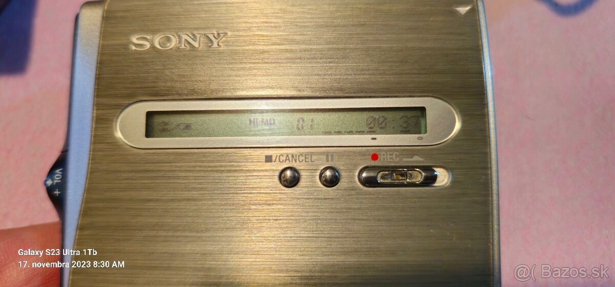 Predám minidisc walkman SONY MZ-NH1 - 4