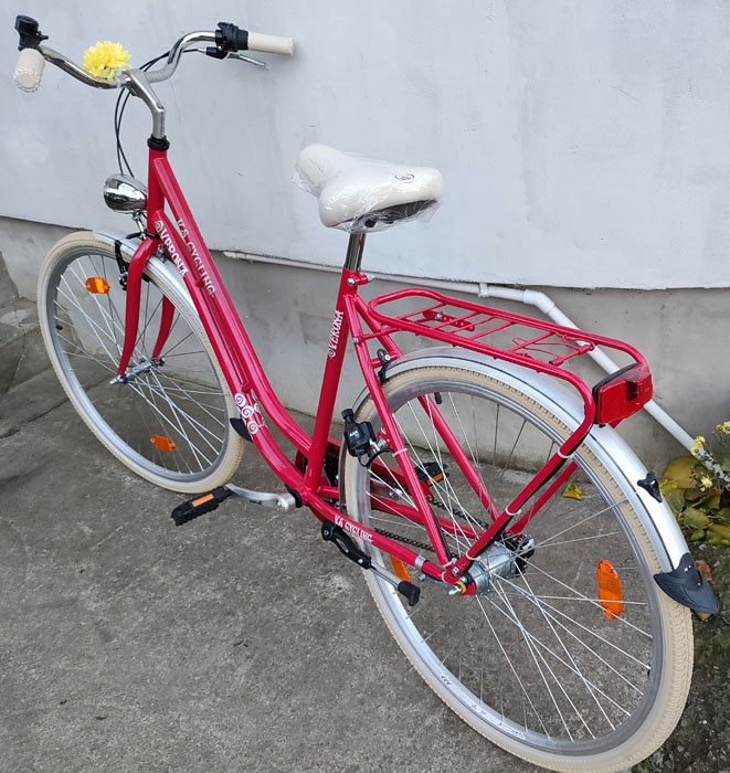 Dámsky cestný mestský bicykel - 4