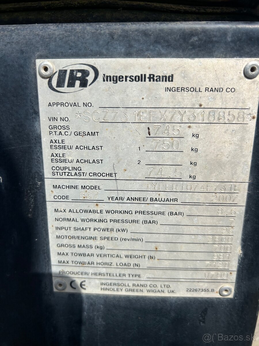 Kompresor Ingersoll Rand 7/35 - 4