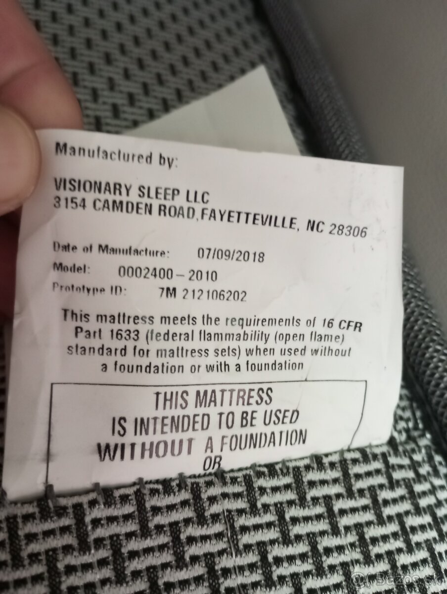 Matrac Restonic ComfortCare, americky styl - 4