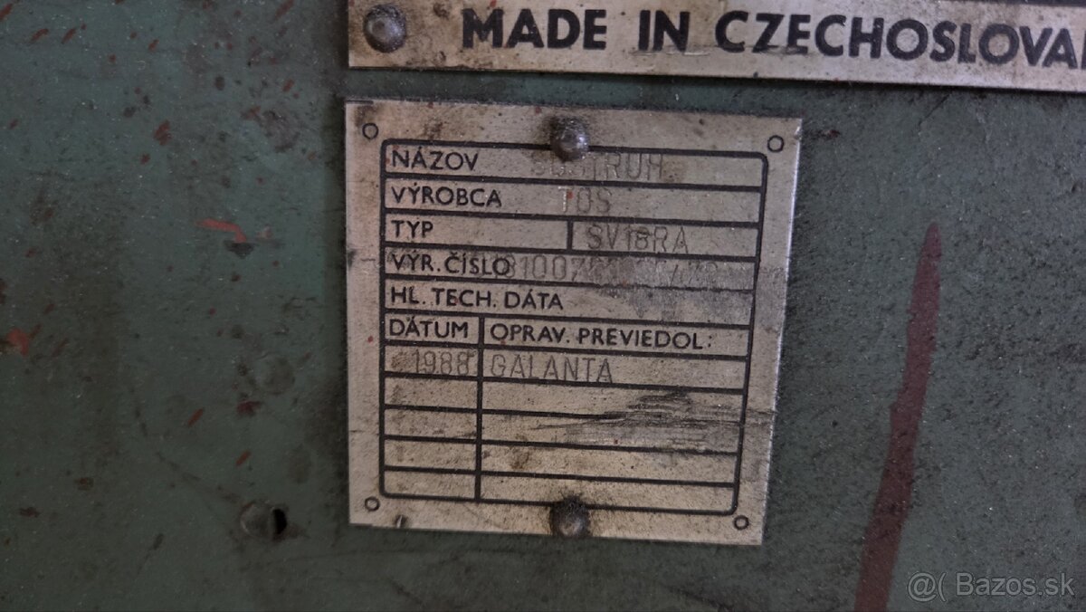 Sústruh SV 18RA - 4