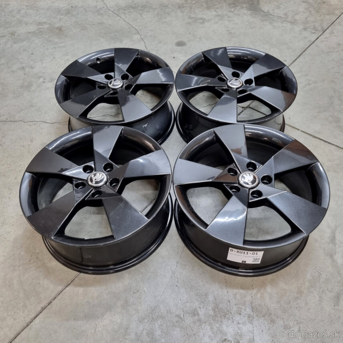 Hliníkové disky 5x112 R17 7J ET49 - 4