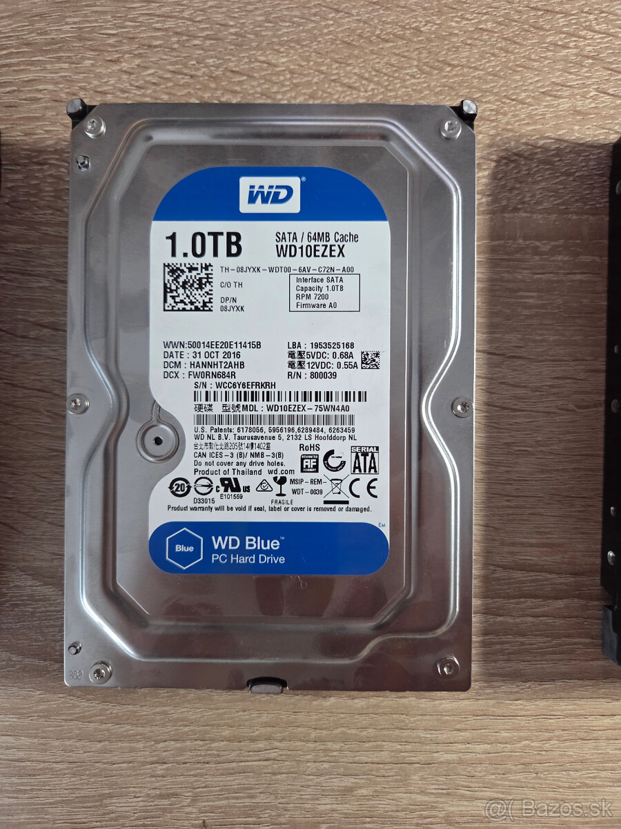WD Blue, Red, Purple 1TB, 3TB, 4TB - 4
