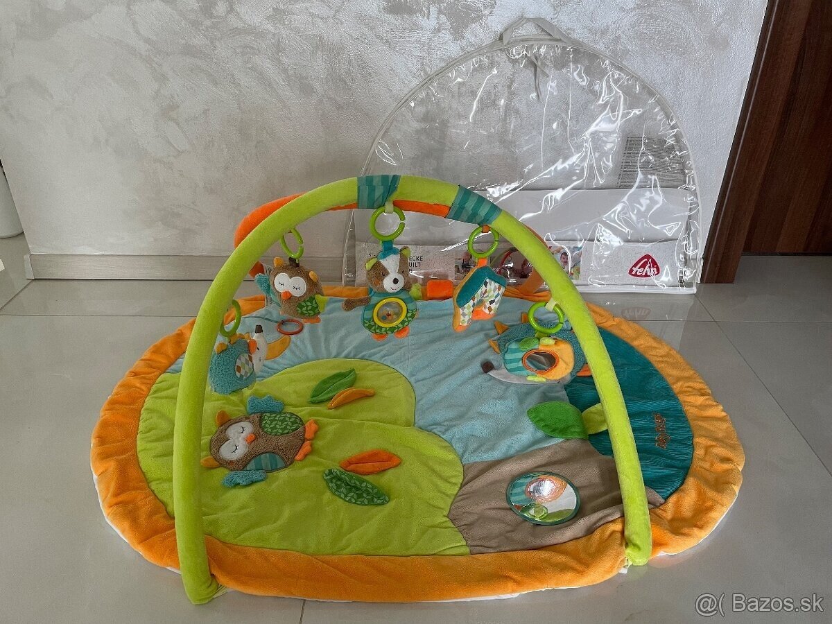 Baby Fehn podložka s hrazdičkou Forest 105x80 - 4