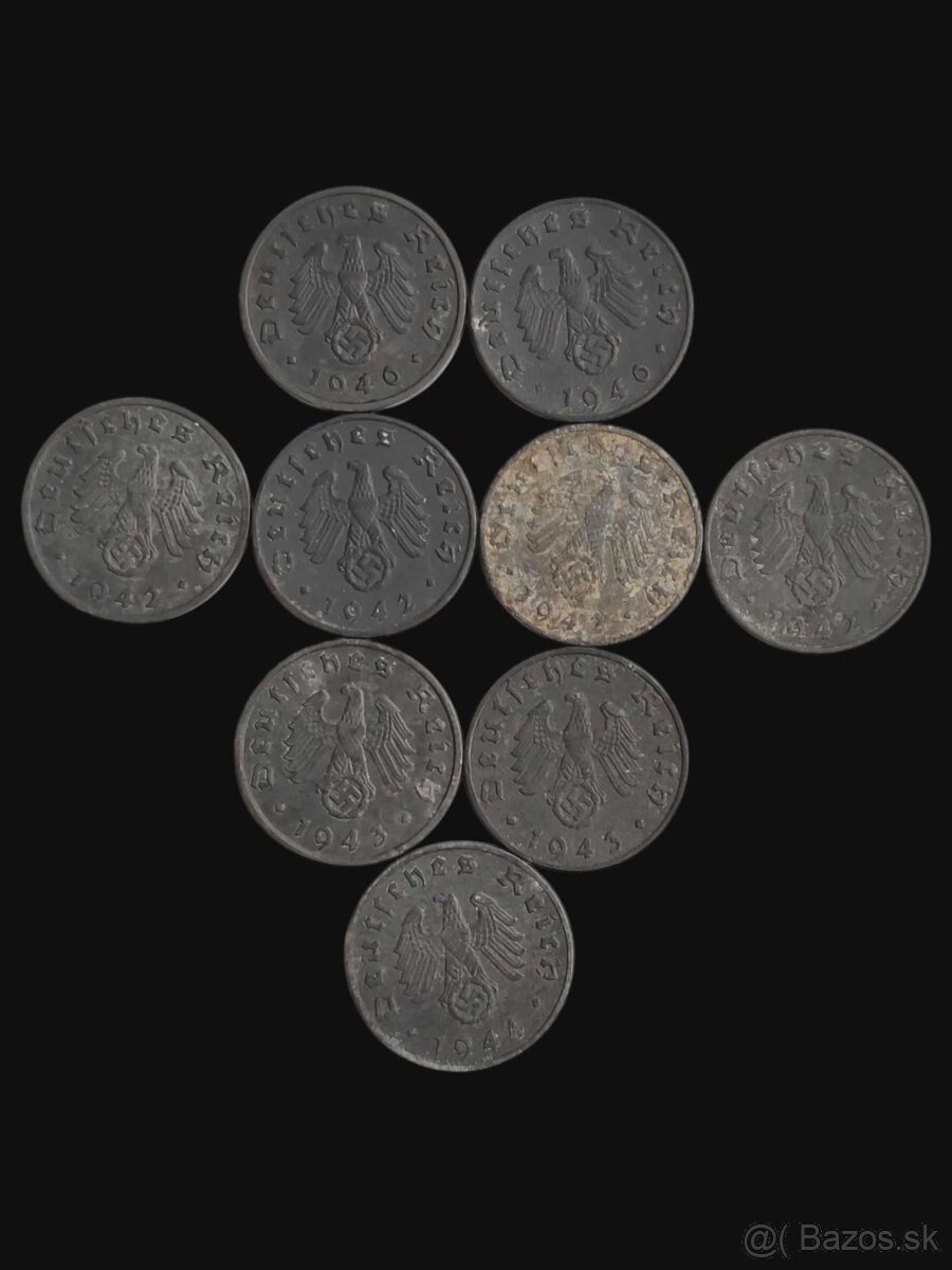 Drobné obehové mince Nemecka - 4