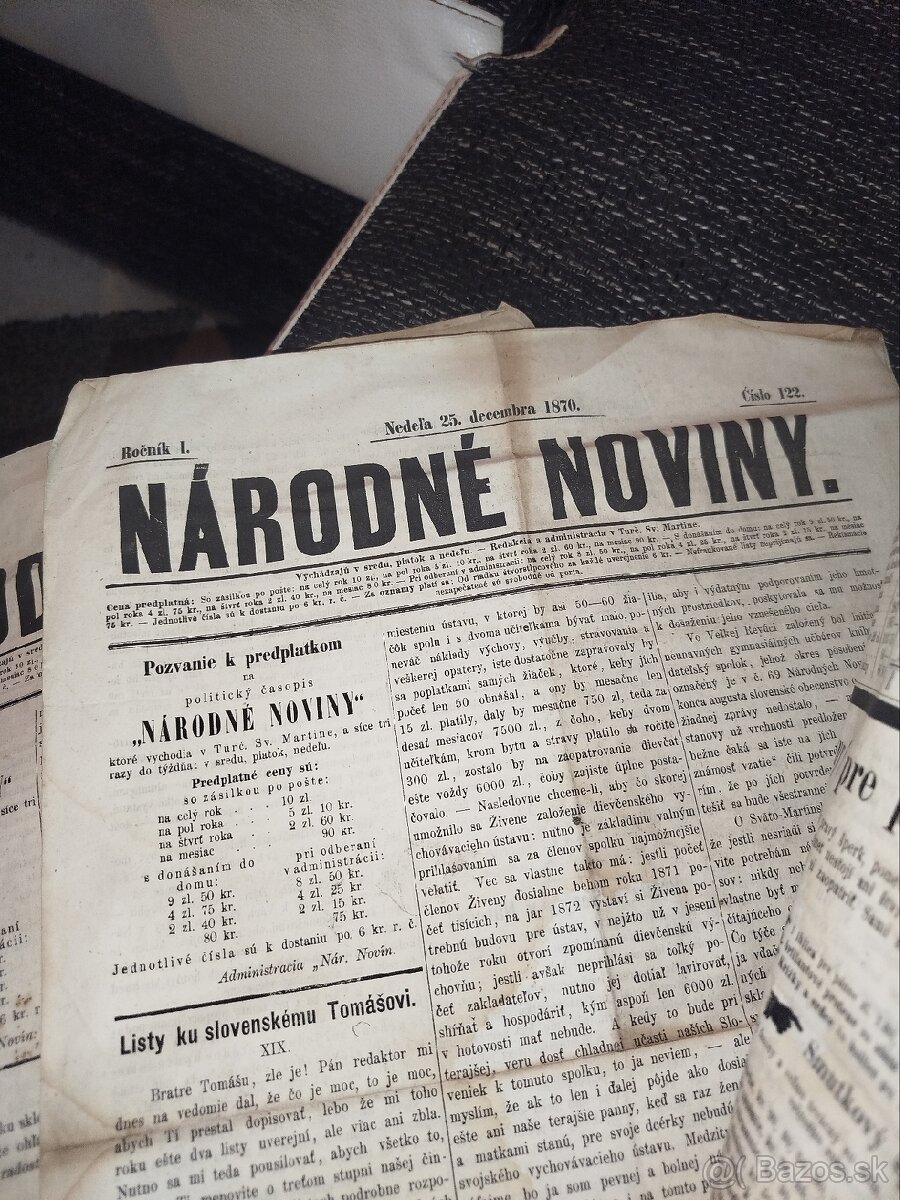 Národné noviny 1870- 1878 - 4