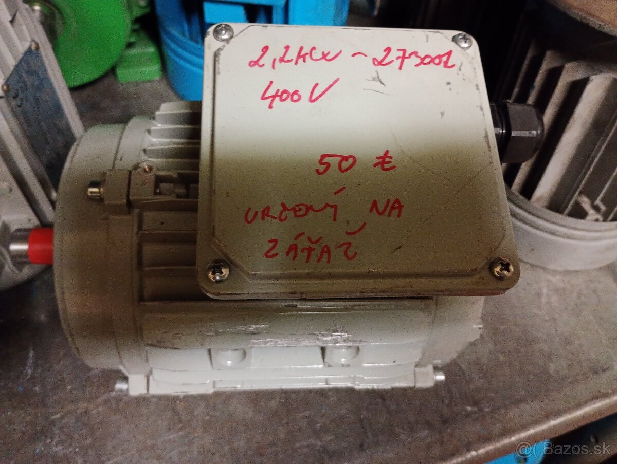 Predám dva elektromotory 2,2kw - 4
