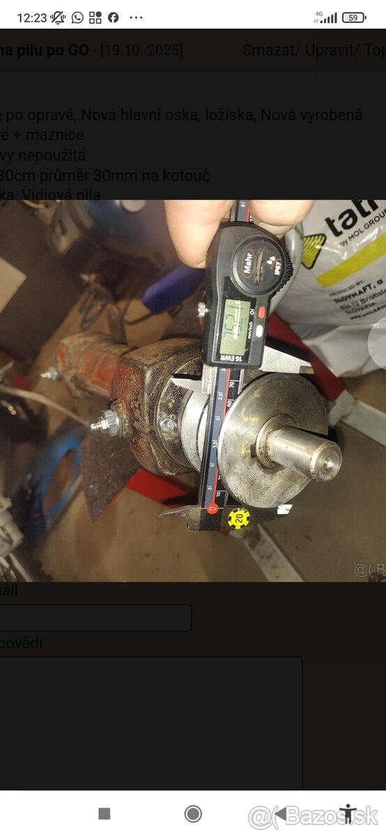 Hřídel na pilu po go - 4
