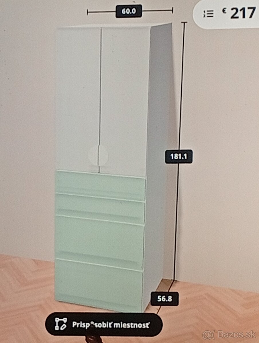 detská skriňa Ikea Smastad/Platsa - 4