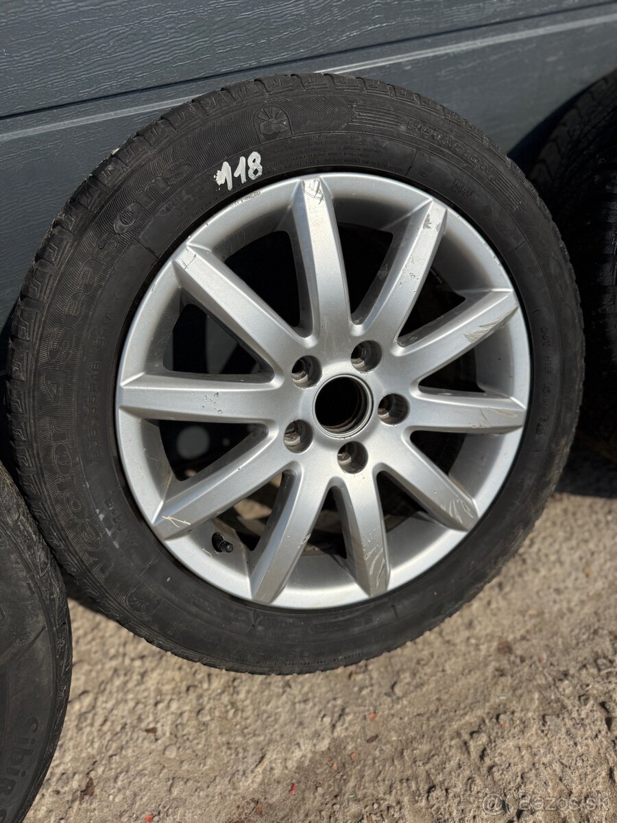 Predám elektrony Volkswagen 205/55 R16 5x112 + zimné pneu - 4