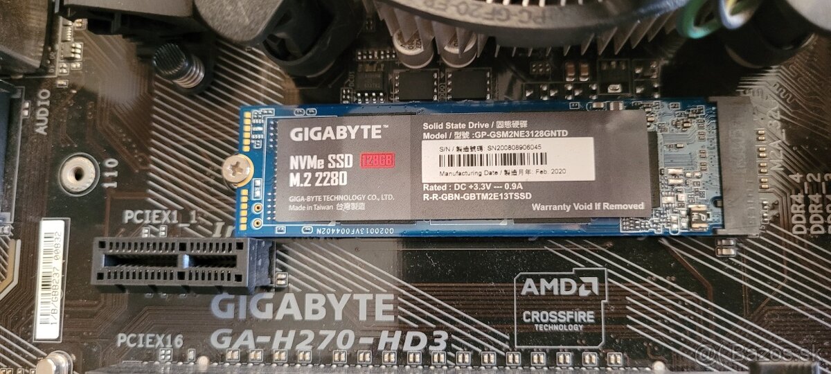 Predám set komponentov / cpu + mb + ram + m.2 disk - 4