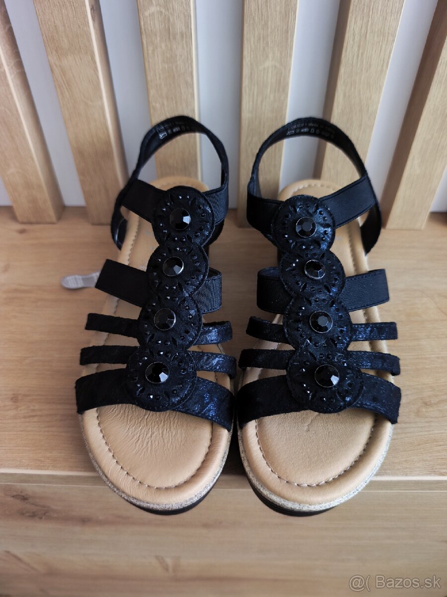 Dámske sandále, čierne - 4