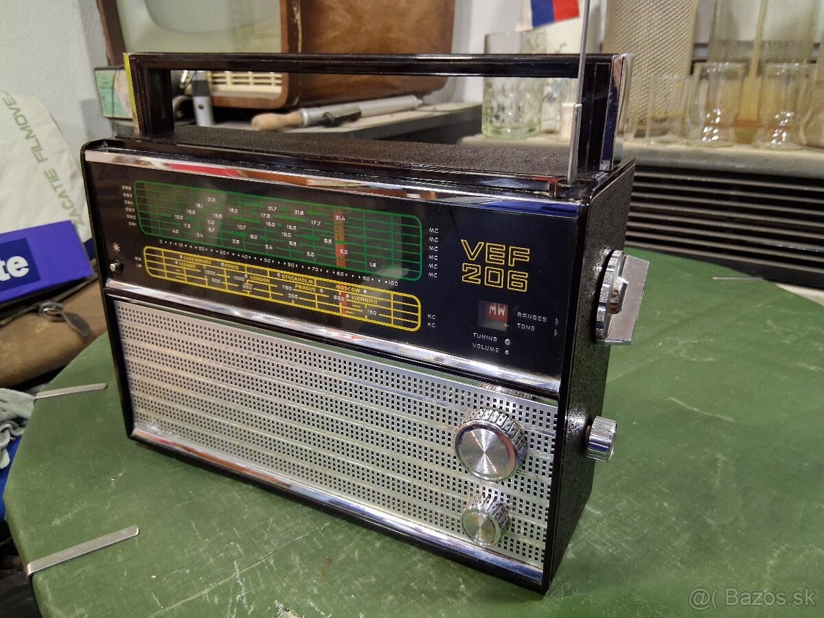 rádio VEF 206 - retro - 4
